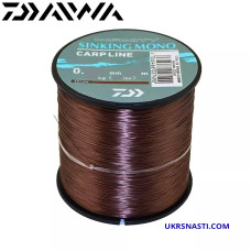 Леска монофильная Daiwa Infinity Sinking Mono Brown размотка 1210-1410м коричневая